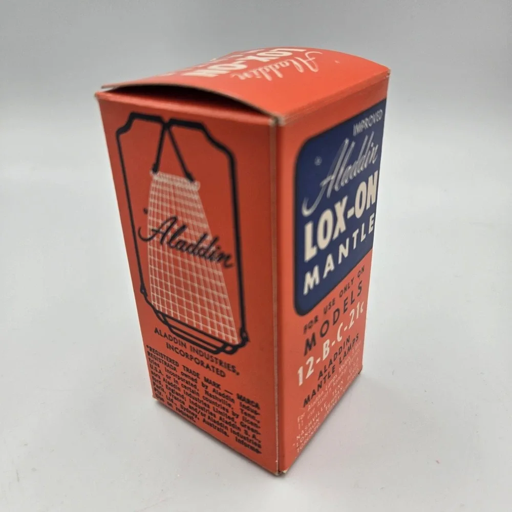 Vintage ALADDIN LOX-ON MANTLE for 12-B-C-21c Models ‎ # 24203 New Old Stock